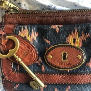 Mini crossbody fossil bag